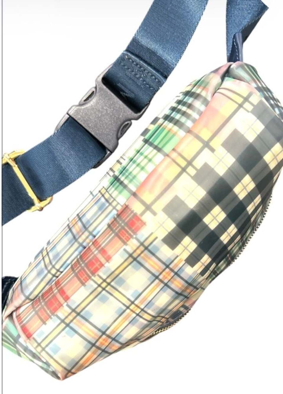 Y2K Tommy Hilfiger Plaid Print Belt Bag Fanny Pack - Picture 3 of 10